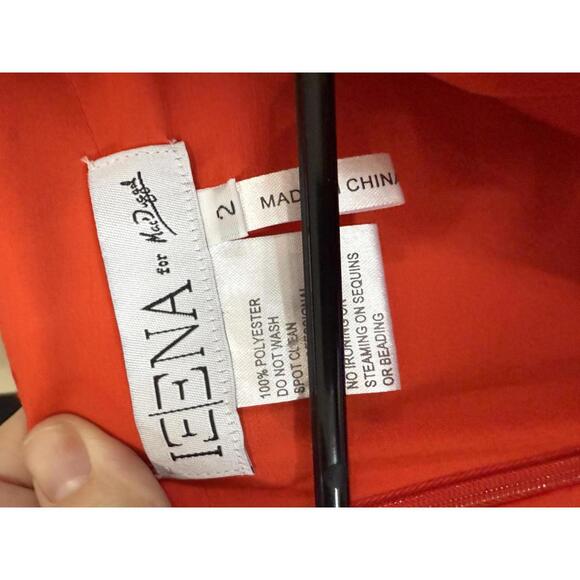 leena Mac Duggal Size 2 Elegant Long Sleeve Red Evening Dress 26703 - Picture 4 of 6